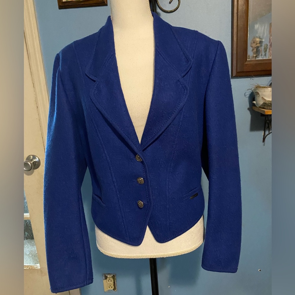 Vintage, Traditional, Austrian, Wool, Geisswein, Jacket